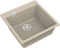 RIVELATO Мойка RAUM 50  1-чаша 500*510мм beige scuro арт. RM-50 beige scuro
