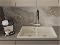 RIVELATO Мойка AXEL 90-2D  2-чаши 870*520мм beige scuro арт. X-90-2D beige scuro