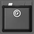 RIVELATO Мойка RAUM 50  1-чаша 500*510мм antracite арт. RM-50 antracite - фото 180830