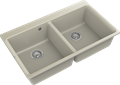RIVELATO Мойка AXEL 90-2D  2-чаши 870*520мм topazio арт. X-90-2D topazio