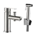Смеситель для раковины с гигиеническим душем Haiba (HB12801) HB12801 - фото 180912