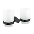 Стакан для ванной комнаты двойной Haiba черный (HB8408-7) HB8408-7 - фото 181395