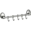 Планка с крючками для полотенец Haiba хром (HB1615-5) HB1615-5