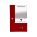 Жасмин - 75 Тумба подвесная с 2 ящ. красная эмаль / раковина СО000004912