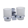 Стакан для ванной комнаты двойной Haiba хром (HB1608) HB1608 - фото 181551