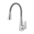 Смеситель для кухни Haiba с гибким изливом и режимом душ, хром (HB73823) HB73823 - фото 181743