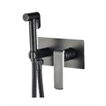 Гигиенический душ со смесителем Haiba черный (HB55548-7) HB55548-7 - фото 181780