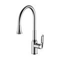 Смеситель для кухни с гибким изливом и режимом душ Haiba хром (HB42830) HB42830 - фото 181892
