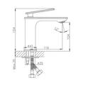 Смеситель для раковины Haiba (HB10589) HB10589