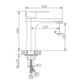 Смеситель для раковины Haiba (HB10807) HB10807