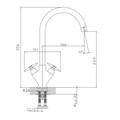 Смеситель для кухни Haiba (HB4099) HB4099