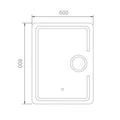 Зеркало Haiba с LED подсветкой  + макияжное зеркало 60x80 (HB661) HB661