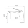 Смеситель для раковины Haiba пепельный (HB10816-3) HB10816-3