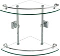 Полка угловая двойная (стеклянная) Savol 95 (S-095322) S-095322 - фото 182628