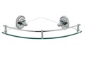 Полка угловая одинарная (стеклянная) Savol 70 (S-007073) S-007073 - фото 182629