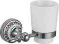 Стакан керамический с настенным держателем Savol 68а (S-06858A) S-06858A