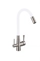 Смеситель для кухонной мойки под фильтр питьевой воды Savol (S-L1806L-02) S-L1806L-02 - фото 182731