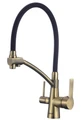 Смеситель для мойки бронзовый под фильтр Savol (S-L1805C-01) S-L1805C-01
