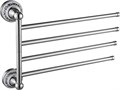 Держатель для полотенец поворотный (4-ой) Savol 68а (S-06804A) S-06804A - фото 182827