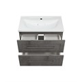 Марта - 70 Тумба подвесная 2 ящ. темный бетон / раковина УТ000005493