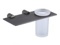 Стакан стеклянный с настенным держателем Savol (S-002158Q) S-002158Q - фото 183668