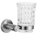 Cтакан стеклянный с настенным держателем Savol 56 (S-005658) S-005658