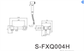 Смеситель с гигиеническим душем Savol  бронзовый (S-FXQ004С) S-FXQ004C