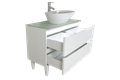 Скай - 90 Тумба с 2-мя ящ. напольная / столешница/ раковина УТ000008814