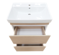 Слим - 50 тумба напольная (ЛДСП/2 ящ.) / раковина УТ000009393