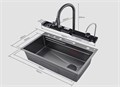 Мойка кухонная с водопадом Savol (S-SC002W) S-SC002W