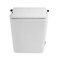 Комплект ABBER подвесной электронный унитаз-биде Rechteck AC1215S с инсталляцией AC0101P2 AC1215S-AC0101P2
