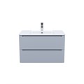 Тумба с умывальником, подвесная, 80 см, светло-серый, Edifice, IDDIS, подходит умыв. 0108000i28 (EDI80L0i95K) EDI80L0i95K