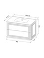 Тумба с умывальником IDDIS  подвесная OXN80W0i95K