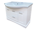 Эльбрус -100 Тумба белая эмаль / раковина УТ000004888