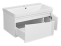 Тумба под раковину Brevita Cascade 90 подвесная CAS-09090-011Я