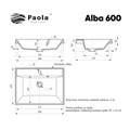 Раковина Paola Alba (Paola Alba 600) Paola Alba 600
