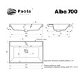 Раковина Paola Alba (Paola Alba 700) Paola Alba 700