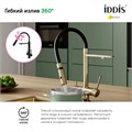 Смеситель для кухни IDDIS с фильтром и гибким изливом, матовое золото, Ace (ACEMGFFi05) ACEMGFFi05