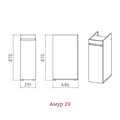 Амур - 29 Тумба напольная д/расход.матер. под стир. машину / раковина УТ000011436 - фото 18733 Амур - 29 Тумба напольная д/расход.матер. под стир. машину / раковина УТ000011436 - фото 18733