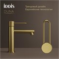 Смеситель для умывальника IDDIS Duna матовое золото (DUNMG00i01) DUNMG00i01