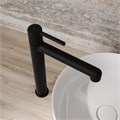 Смеситель для настольного умывальника, черный матовый, Aiger, IDDIS (AIGBL01i01) AIGBL01i01