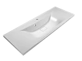 Амбра -100 тумба белая с 2 ящ. + раковина УТ000009822