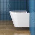 Унитаз подвесной безободковый с сиденьем BelBagno TRE BB8001CHR/SC 193293