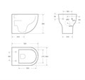 Унитаз подвесной безободковый BelBagno ONDA BB066CHR 193846 - фото 189010