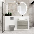 Унитаз подвесной безободковый, серый матовый BelBagno COLORATO BB062CHR-GR 198954 - фото 189049