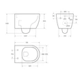 Унитаз подвесной безободковый BelBagno MARINO BB105CHR 193843