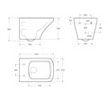 Унитаз подвесной безободковый BelBagno SELA BB3201CHR 203908 - фото 189164