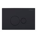 Кнопка смыва BelBagno BB084NERO, чёрная матовая 201991 - фото 189226