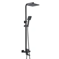 Стойка душевая со смесителем для ванны черная KUBUS, KUB13-314Black KUB13-314Black