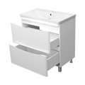 Атлантик - 80 Тумба напольная  с 2 ящ. + раковина УТ000012713